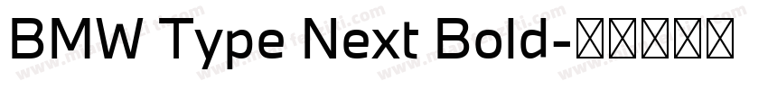 BMW Type Next Bold字体转换